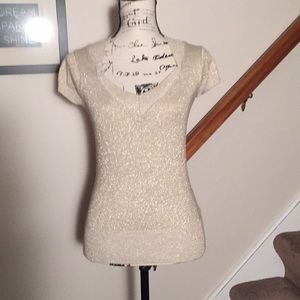 Old navy metallic gold sweater